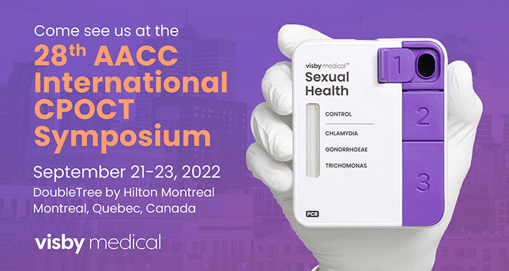 Come see Visby Medical at the 28th AACC International CPOCT Symposium, a gathering designed to meet the needs of laboratory professionals.